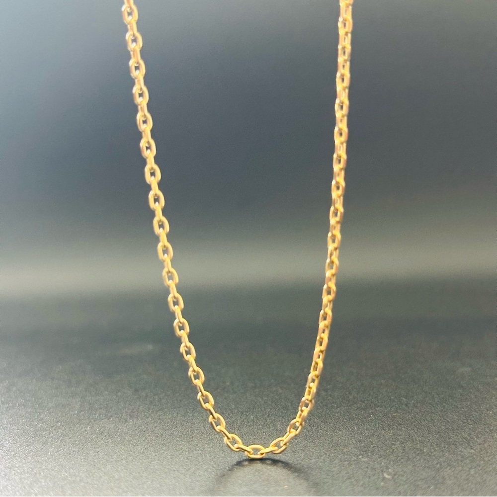 20”  2.5 mm Real 14K Solid Gold Forzentina Chain Necklace - Picture 11 of 17